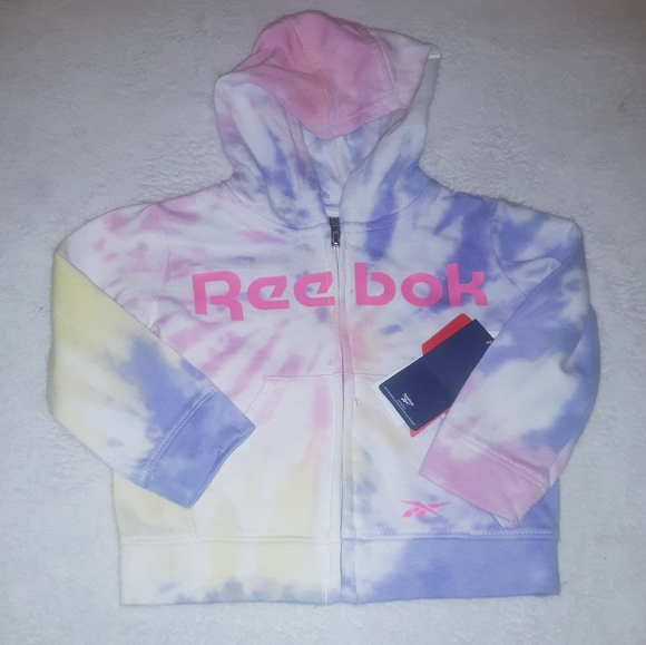 Reebok Girls 2pc Hooded Jogger Set - Picture 2 of 4